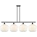Innovations 516-4I-BK-G651-12 4-Light Island Light Matte Black