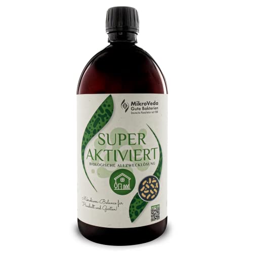 MikroVeda STAMMLÖSUNG SUPERAKTIVIERT 1l, Effektive Mikroorganismen, Bodenaktivator, Bodenbakterien, Dünger, probiotisches Universalmittel