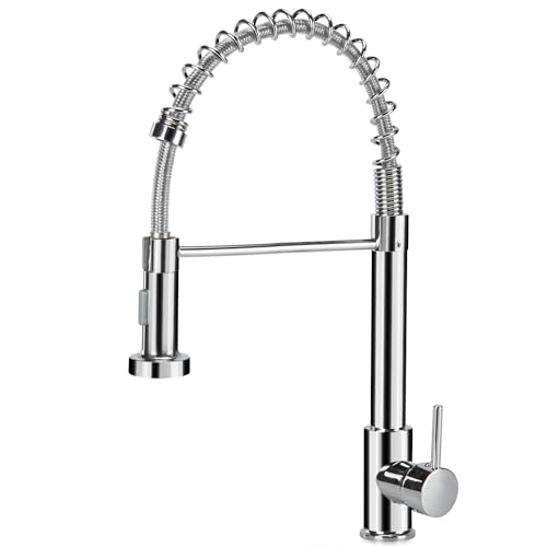 Virklyee Grifo De Resorte Grifo Cocina Extraible Grifo De Cocina Con Giro De 360 Grifo De Cocina Fregadero Con 2 Modos, Para Agua Fría O Caliente, Acero Inoxidable, De Resorte Plata Virklyee Grifo De Resorte Grifo Cocina Extraible Grifo De Cocina Con Giro De 360 Grifo De Cocina Fregadero Con 2 Modos, Para Agua Fría O Caliente, Acero Inoxidable, De Resorte Plata