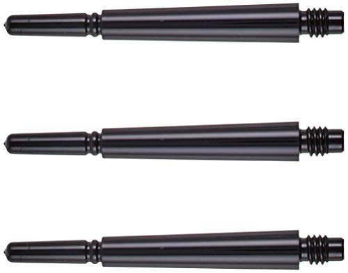 Image of NineDartOut.us Black Fit Shaft Gear - Normal Spinning (#4 in-Between Long (28.5mm))