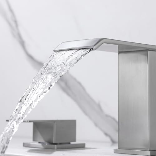 Robinet de lavabo cascade en laiton noir pour vasque chic - 3