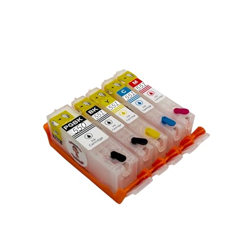 Katie's - Cartuchos de tinta comestible para Canon PGI-550 y CLI-551 (5 unidades)