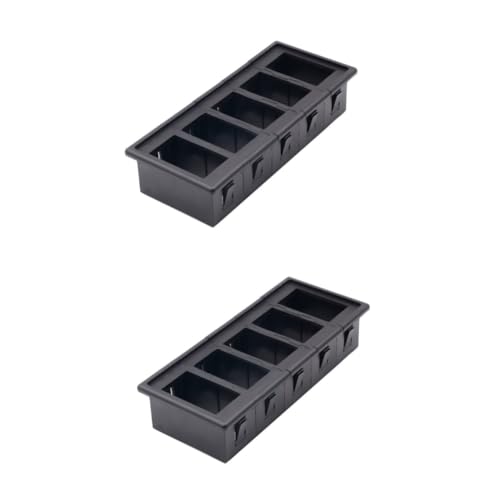 Panneau de commutateur à bascule USB compact avec support de montage résistant au feu