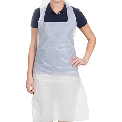 Merrimen 405442 Einweg-Polyethylen-Schürze, Klar, 100 Stück Cover