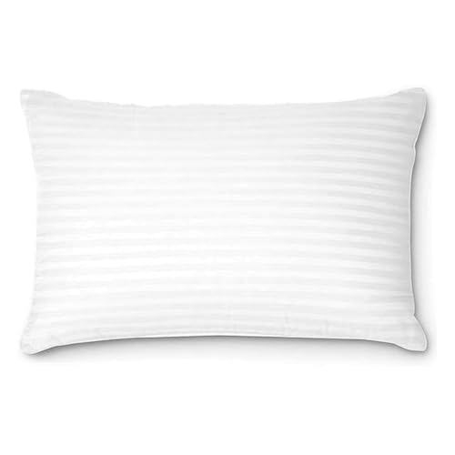 Image of Y & A'M Microfiber Soft White Pillows for Sleeping | Ultra Soft Anti Stress Bed Pillow for Neck Pain Relief for Back, Side & Stomach Sleeper | 68.58x40.64 cm