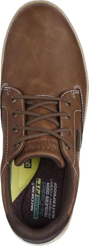 Skechers - Mens Relaxed Fit: Garlan - Pryor Sneakers, Color Brown, Size: 8 XW US2