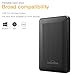 UnionSine 1TB Externe Festplatte, 2,5 Zoll USB 3.0 Backups HDD Tragbarefür für PC, Mac, TV, PS4, Schwarz HD3513