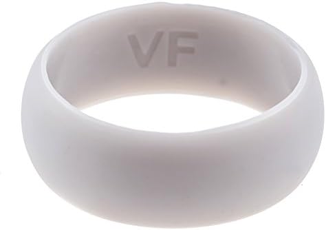 Silicone Wedding Ring for Men Wedding Band with Active Lifestyle - The Perfect Rubber Wedding Ring for Working Men - Mechanics, Police, Electricians, Firemen, Athletes, Hikers