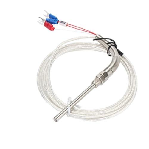 Sensor de temperatura RTD PT100 con cable de 3 hilos y sonda multitipo
