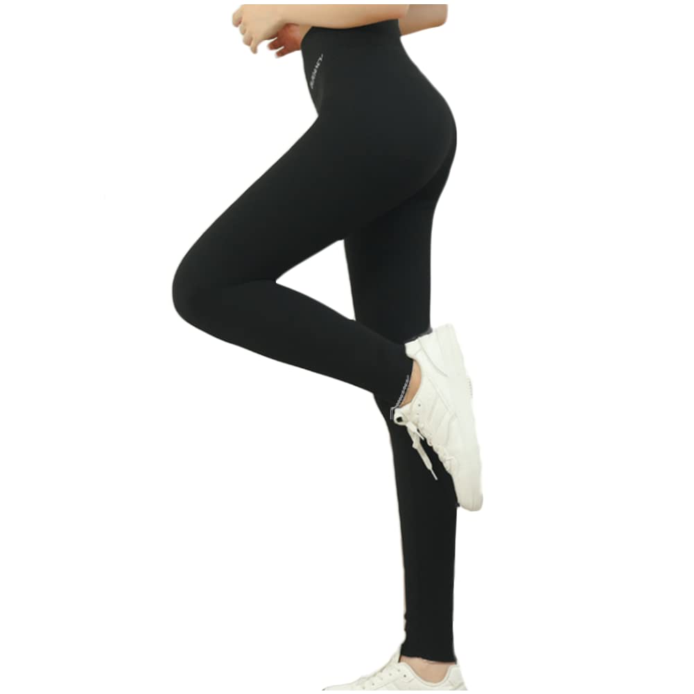 Mallas Deportivas Termicos Invierno Mujer Leggins con Forro Polar cálido Pantalones de Control Barriga M-2XL