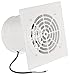 Ventilador tubular de metal blanco de 160 mm de diámetro – Ventilador extractor axial