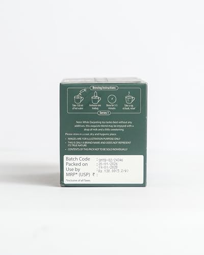 Image of Makaibari Green Valley Apoorva Finest Darjeeling Roasted Black 25 Tea Bags | Darjeeling Single Estate