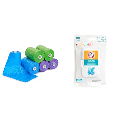 Munchkin Arm and Hammer Bolsa de Pañales Repuestos 72 Bolsas y Toallitas miniatura 1