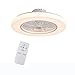 58cm Lustre Plafonnier Ventilateur De Plafond Led Lumière Ventilateur De Plafond Réglable 3 Vitesses De Vent 36w Télécommande Pour Chambre à Coucher Salon Salle à Manger