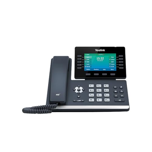 Teléfono Yealink SIP-T54W Inalámbrico con Pantalla 4.3 Pulgadas Pack 2 miniatura 2