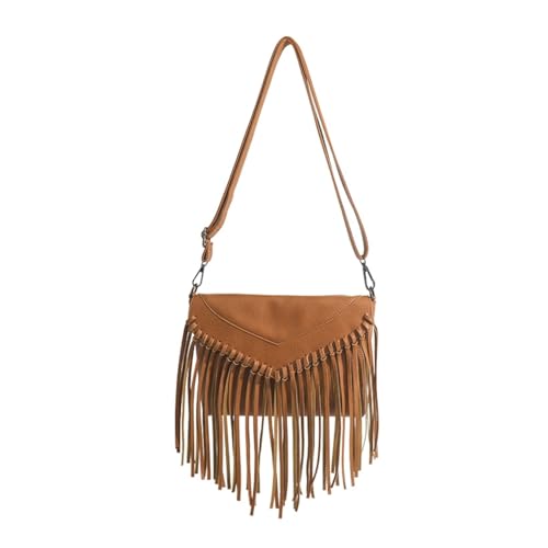 Crossbody Bags For Women with Tassels PU Leather Trendy Shoulder Bag Cross Body Bag Messenger Bag Handbags