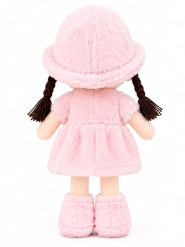 Image of Cute Doll Soft Toy for Girls 40CM | Pink Plush Doll Teddy for Kids | Ultra Soft Stuffed Baby Doll Toy | Huggable Washable Plush Toy Gift for Boys & Girls
