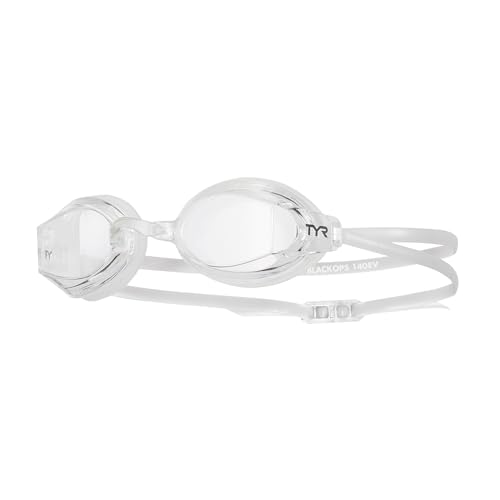 TYR Blackops 140 EV Swim Goggles – Non-Mirrored Anti-Fog Goggles for Men & Women, Low Profile...