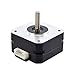 STEPPERONLINE Nema 17 Pancake Stepper Motor 1A 17Ncm Bipolar 1.8 Degree 4-Lead 23mm Body Length for 3D Printer CNC Extruder
