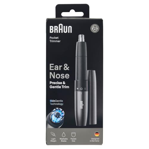 Braun Tondeuse oreille et nez Ă double lame EN20 Gris