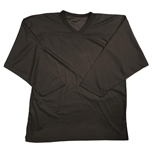 HOCKEY JERSEY-ADULT-S-BLACK