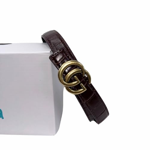 Kid's PU Leather Belt with Gold GG Buckle | Girls & Boys Accessories3