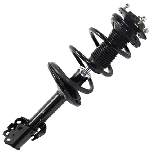 Image of Detroit Axle - AWD 3.0L Front Strut w /Coil Spring + Sway Bars Inner Outer Tie Rods Replacement for 2001-2003 Toyota Highlander - 8pc Set
