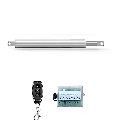 Actuador lineal de 12V y 200mm para elevar compuertas con motor de 700N 2