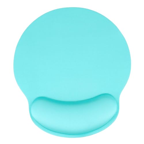AOKSUNOVA Tapis de Souris Ergonomique en Gel avec Repose-Poignet Bleu Clair