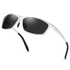 A5 Polarzied Sunglasses Silver Grey