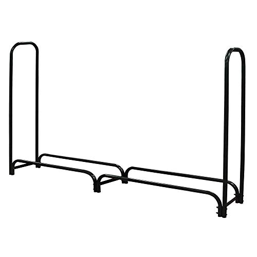 Landmann USA Landmann 82433 8-Foot Firewood Log Rack Only, 8-Feet, Black - Thumbnail 2