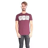 Lucky Brand Men's Poker Cards Tee Shirt, Port Royle, Medium