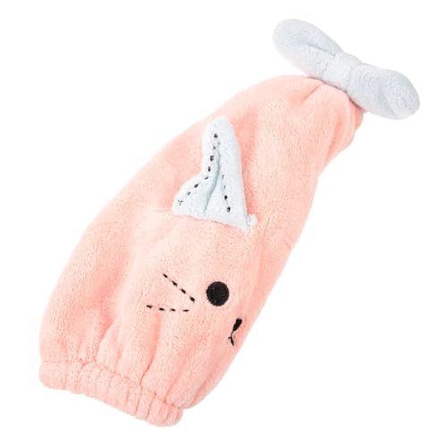 NIYANGLE Hair Drying Bonnet Cute Fleece Hair Wrap for Hair Towel for Gentle Drying for Hair for After Bath Swim