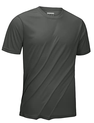 KEFITEVD tシャツ メンズ 半袖 涼しい ラッシュガード UPF50+ 吸汗速乾 インナーシャツ ストレッチ 夏 トップス トレーニング スポーツウェア 無地 軽量 肌着 大きいサイズ