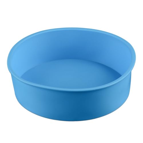 SHINEOFI Molde Redondo de Silicona para Hornear 3 Piezas 17 CM para Bizcochos y Decoración en Fiestas Color Aleatorio