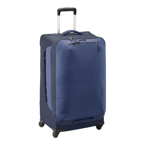eagle creek Expanse 4-Wheel 30' Luggage – Durable Checked Spinner Suitcase with Expandable Capacity – Rugged Fabric, Lockable Zippers & Grab Handles – Travel-Ready – Pilot Blue