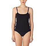OnGossamer Womens Cabana Cotton Camisole, Black, Medium
