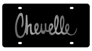 Chevrolet Chevelle License Plate