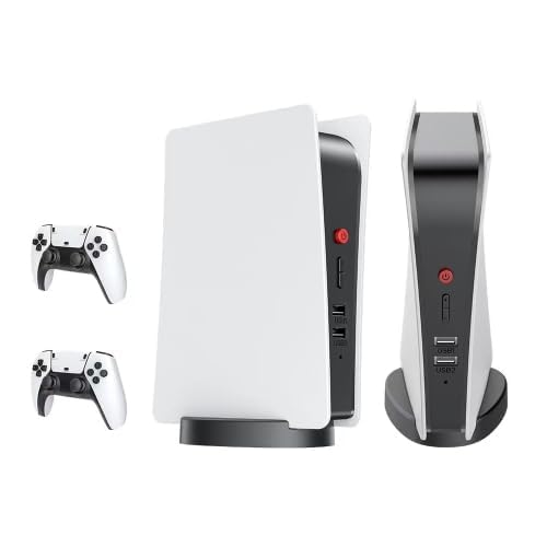 Playtastic M5 Retro Gaming Console, 4K Resolution, 15000+ Games, 2 Wireless Controllers, HDMI Output (64GB)