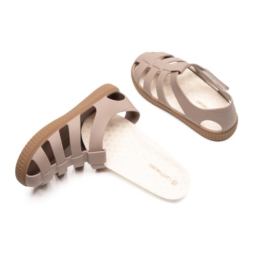 Luffymomo Boys Girls Closed Toe Sandals Lightweight Beach Water Shoes Adjustable Summer Outdoor Sandal for Toddler/Little Kids3