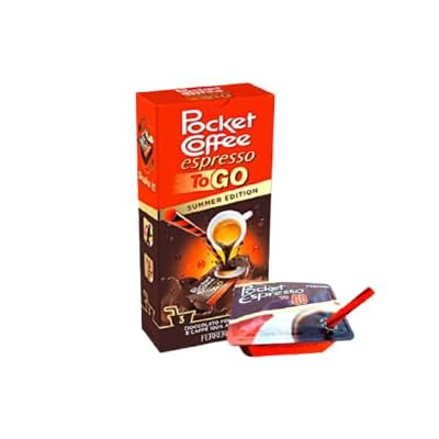 CAIYA Ferrero Pocket Coffee Espresso To Go Summer Edition 15 Cases 3 pcs Dark Chocolate