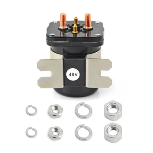 48 Volt 4 Terminal Starter Solenoid Relay Compatible with 1996-2007 Cart G19-E G22-E YDRE 1995-1998 Club Car DS