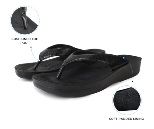 Image of AEROTHOTIC Comfortable Arch Support Flip Flops for Women Orthotic Sandals