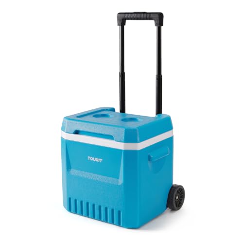 TOURIT Small 20qt Rolling Cooler