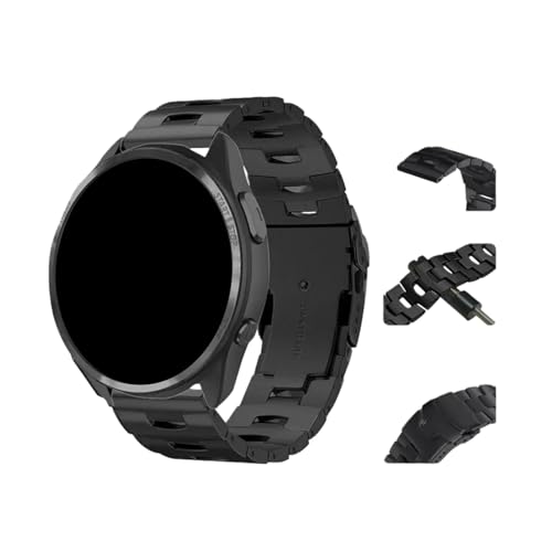 [PLYYQZM] 22 �~�����[�g���`�^���X�g���b�v,�ɍ��� Hua wei GT6 GT5 Pro GT4 46mm�[�g�������u���X���b�g,�ɍ��� Hua wei Watch 5 Ultimate 2 �����o���h�ɓK��(Black,For Ultima