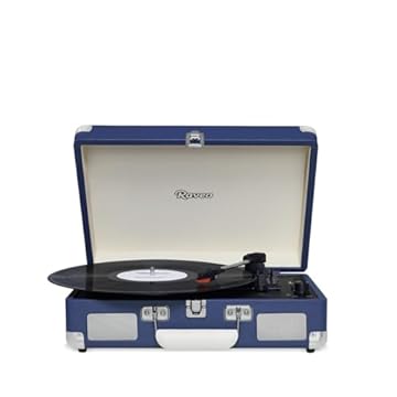 Vitrola Chrome Navy com Usb e Bluetooth, Bivolt