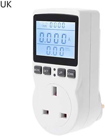 Stoertuy digital energy meter EU/US/UK plug, energy meter current and voltage power supply cost measurement monitor, power analyzer electronic socket