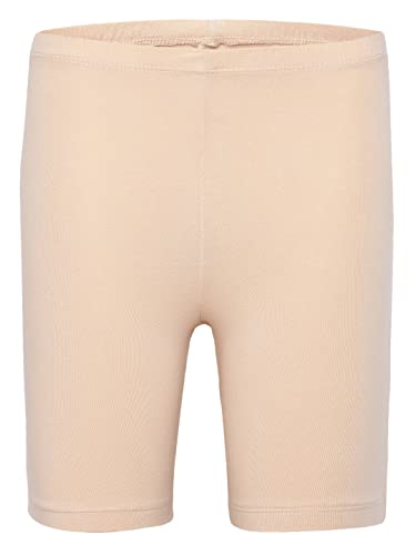 Image of CHARM N CHERISH Premium Cotton Girls Shorts-Mid Waist Athletic Shorts for Girls Yoga Shorts, Cycling Shorts for Girls, 3 Pack