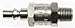 Coilhose Pneumatics 1401LF ARO Interchange Filtering Connector (FilterPlugTM), 1/4" Body Size with 1/4" Male NPT