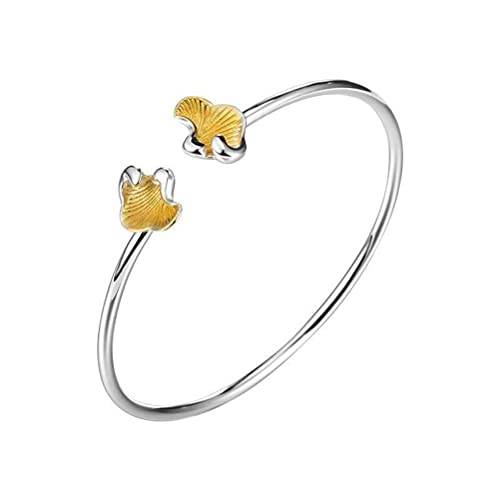 Bracelet Ginkgo Argent S925 pour femme idéal au quotidien et en soirée
